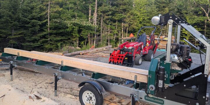 Peachtree Milling Woodland Mills Sawmill & Tractor